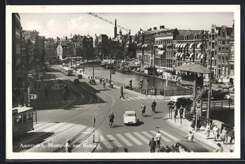AK Amsterdam, Muntplein met Rokin