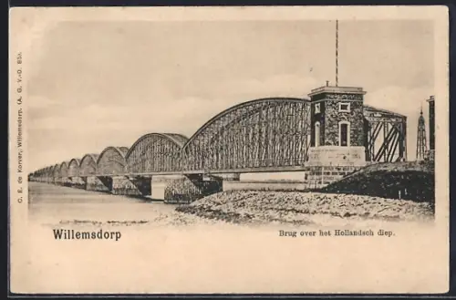 AK Willemsdorp, Brug over het Hollandsch diep