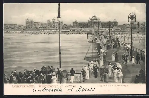 AK Scheveningen, Wandelhoofd en Strand