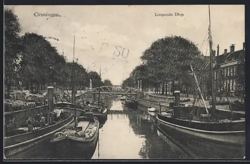 AK Groningen, Loopende Diep, Segelboote