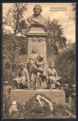 AK Braunschweig, Franz Abt-Denkmal