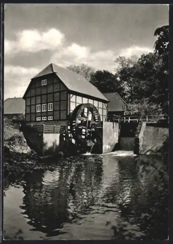 AK Hude /Oldb., Wassermühle