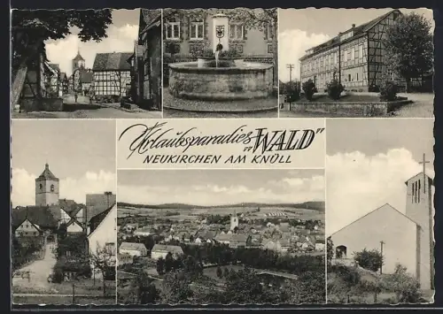 AK Neukirchen am Knüll, Kirche, Fachwerkhäuser, Ortsansicht