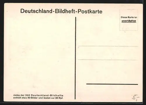 AK Goslar, Blick auf Stadt und Berge