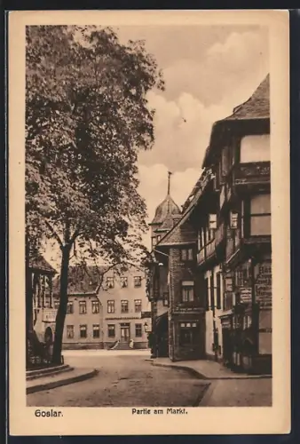 AK Goslar, Partie am Markt
