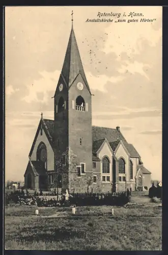 AK Rotenburg i. Hann., Anstaltskirche zum guten Hirten
