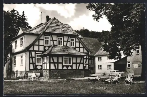 AK Königsmühle /Rhön, Gasthaus, Bes. Will