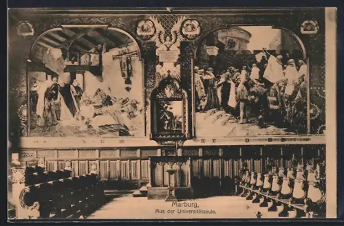 AK Marburg, Aus der Universitätsaula