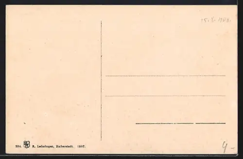 AK Goslar, Rathaus, Südseite