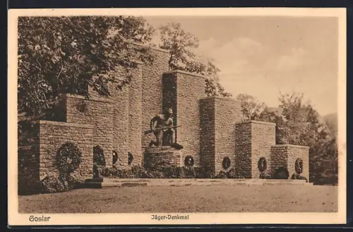 AK Goslar, Jäger-Denkmal