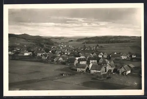 AK Frankershausen /Eschwege, Ortsansicht aus der Vogelschau