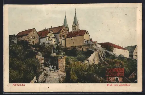 AK Fritzlar, Blick vom Ziegenberg