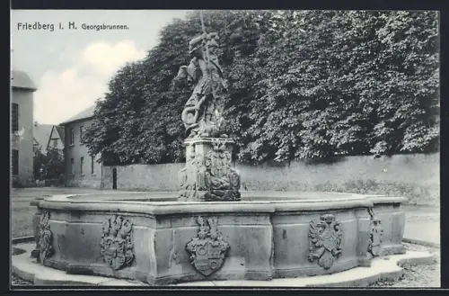 AK Friedberg i. H., Georgsbrunnen