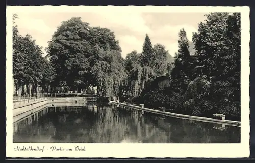 AK Stadtoldendorf, Partie am Teich