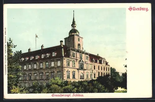 AK Oldenburg / O., Grossherzogl. Schloss