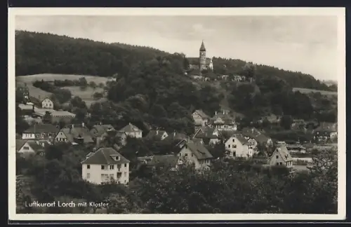 AK Lorch / Remstal, Ortsansicht mit Kloster