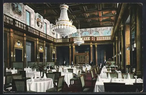 AK Wiesbaden, Neues Kurhaus, Weinsalon