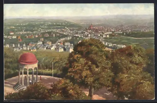 AK Wiesbaden, Vom Neroberg gesehen