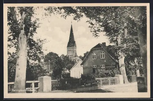 AK Fallingbostel i. Hann., Blick zur Kirche