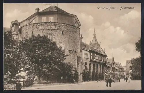 AK Goslar a. Harz, Hotel Achtermann