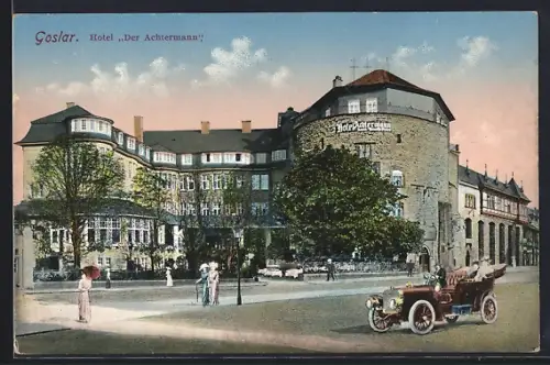 AK Goslar, Hotel Der Achtermann