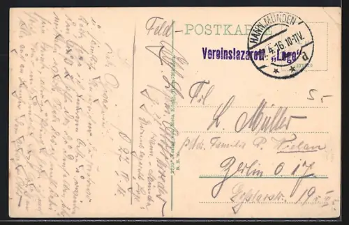 AK Hann.-Münden, Weserstein, Weserlied