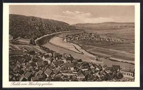 AK Rühle, Ortsansicht vom Weinberg aus