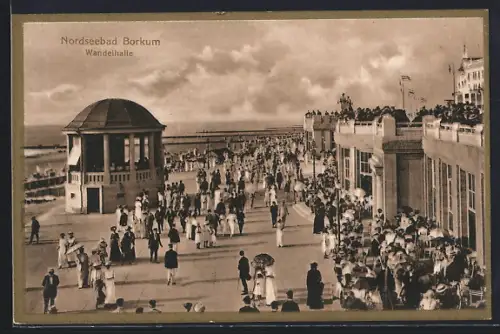 AK Borkum, Die belebte Wanderhalle