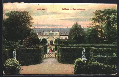 AK Hannover, Schloss in Herrenhausen