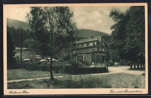 AK Goslar a. Harz, Hotel und Pension Gosetaler Kaffeehaus, Inh. Paul Hartmann
