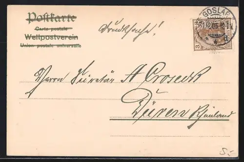 AK Goslar, Rathausansicht