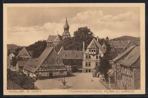AK Goslar a. Harz, Frankenberger Plan u. Kirche