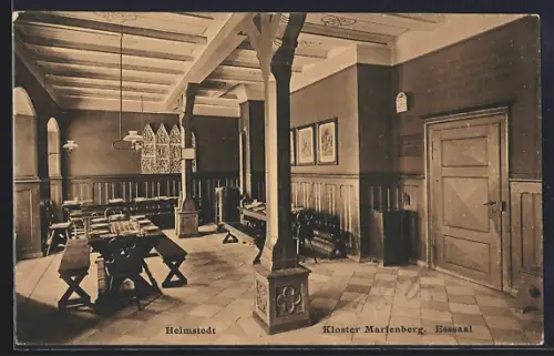 AK Helmstedt, Kloster Marienberg, Innenansicht vom Esssaal