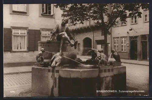 AK Braunschweig, Der Eulenspiegelbrunnen