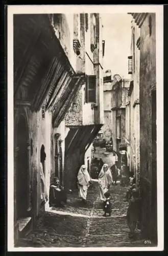 AK Algier, Im Araberviertel