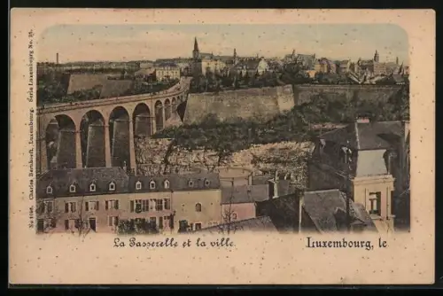 AK Luxembourg, La Passerelle et la ville