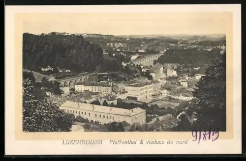 AK Luxembourg, Pfaffenthal et viaducs du nord