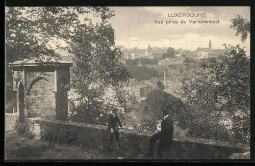 AK Luxembourg, Vue prise du Verlorenkost