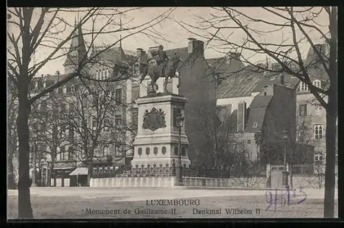 AK Luxembourg, Monument de Guillaume II