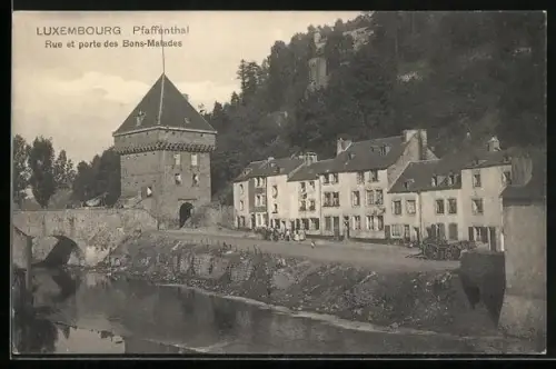 AK Pfaffenthal, Rue et porte des Bons-Malades, Ortspartie
