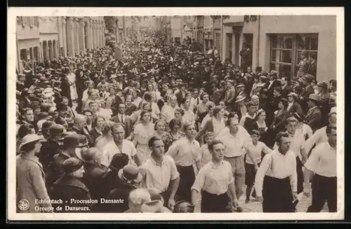 AK Echternach, Procession Dansante, Groupe de Danseurs