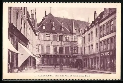 AK Luxembourg, Rue de la Reine et Palais Grand Ducal