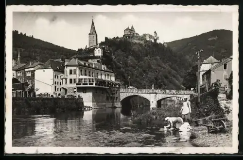 AK Vianden, Le Pont et le Château