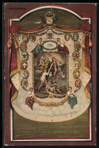 AK Luxembourg, Die erste Jubeloctave der hl. Muttergottes
