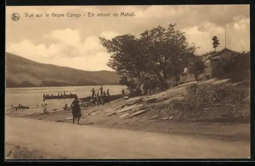 AK Matadi, Vue sur le fleuve Congo, en amont de Matadi