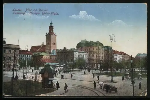 AK Lwów, Plac sw. Ducha