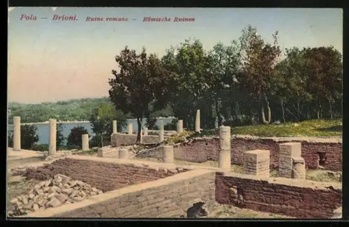 AK Brioni, Römische Ruinen / Ruine Romane