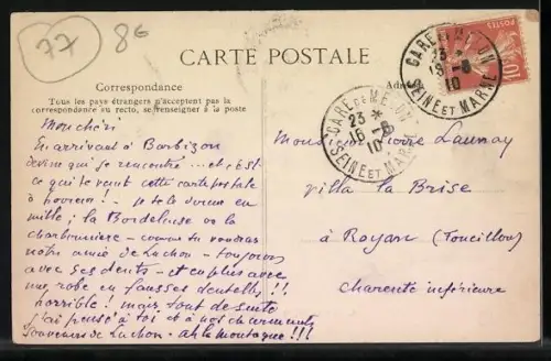 AK Barbizon, Hôtel de la forêt