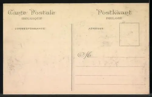 AK Bruxelles, Le Président de la République Francaise, Vue prise rue Royale, Französischer Präsident in Brüssel