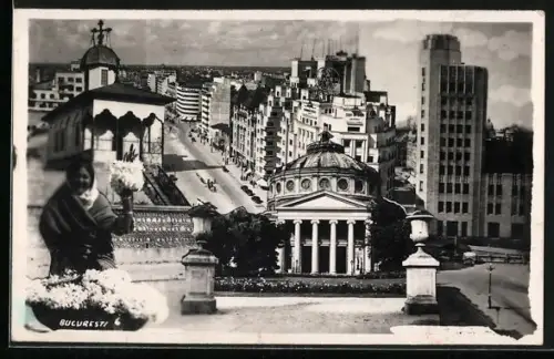 AK Bukarest / Bucuresti, Fotomontage verschiedener Teilansichten
